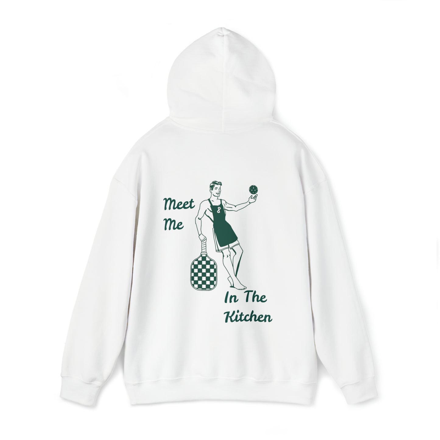"Meet Me In The Kitchen" Hoodie - Gentleman Design - Dinkerz Pickleball