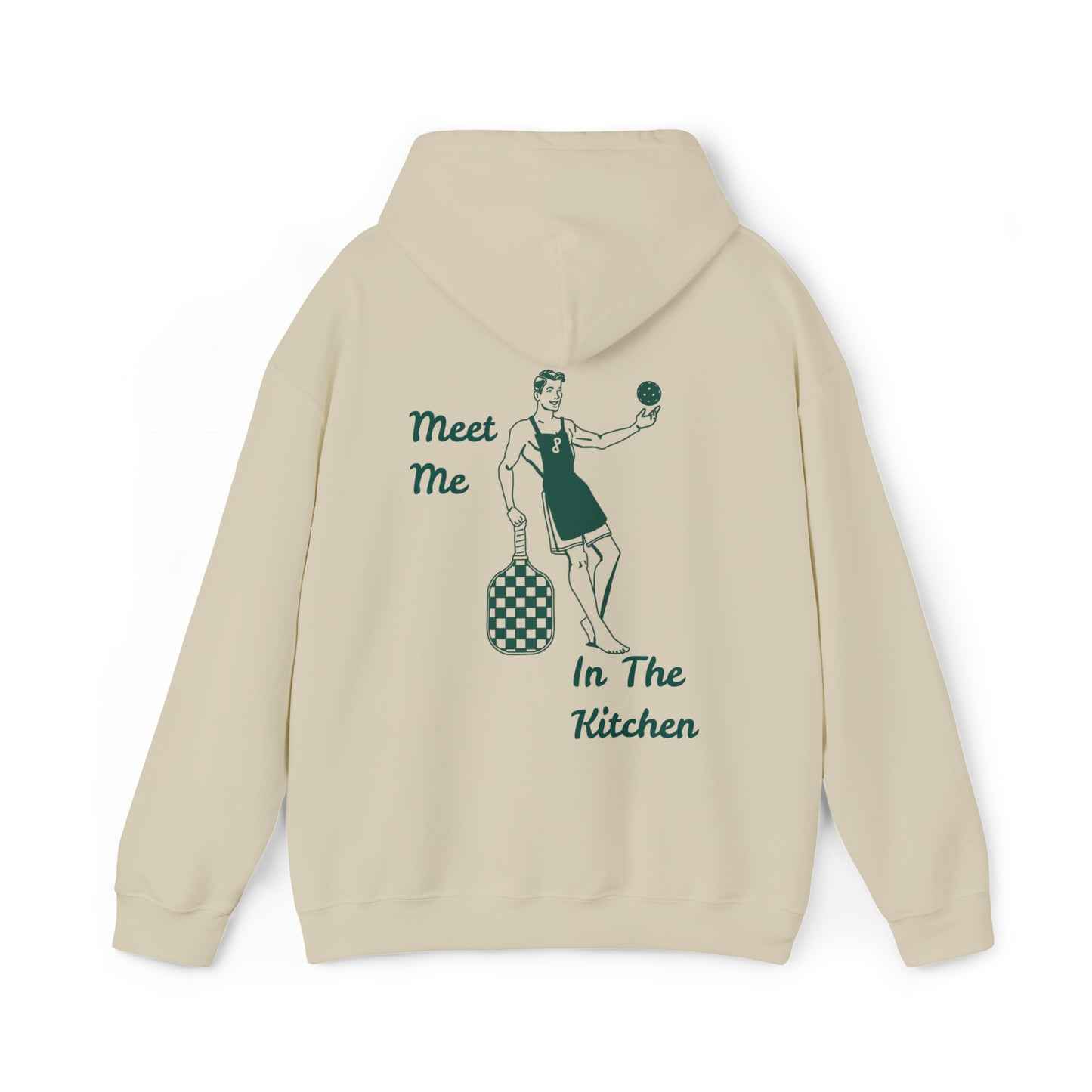 "Meet Me In The Kitchen" Hoodie - Gentleman Design - Dinkerz Pickleball