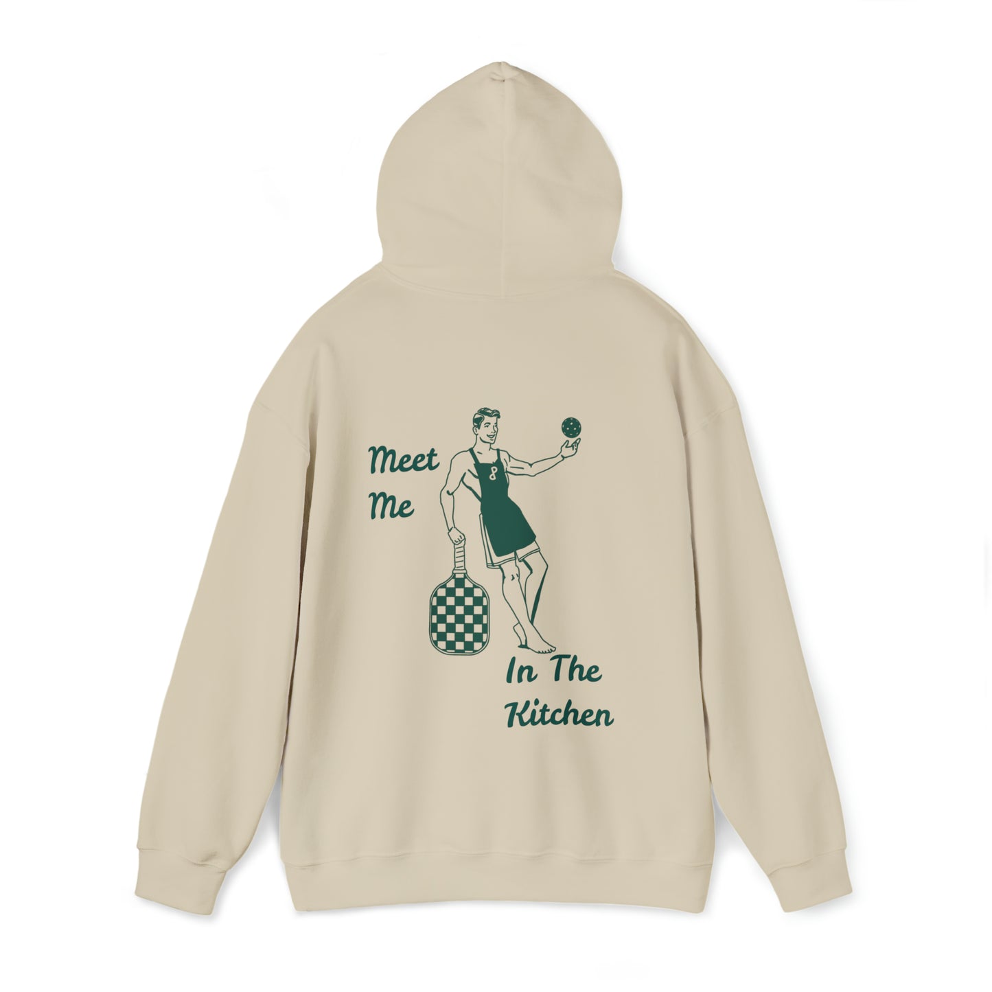 "Meet Me In The Kitchen" Hoodie - Gentleman Design - Dinkerz Pickleball