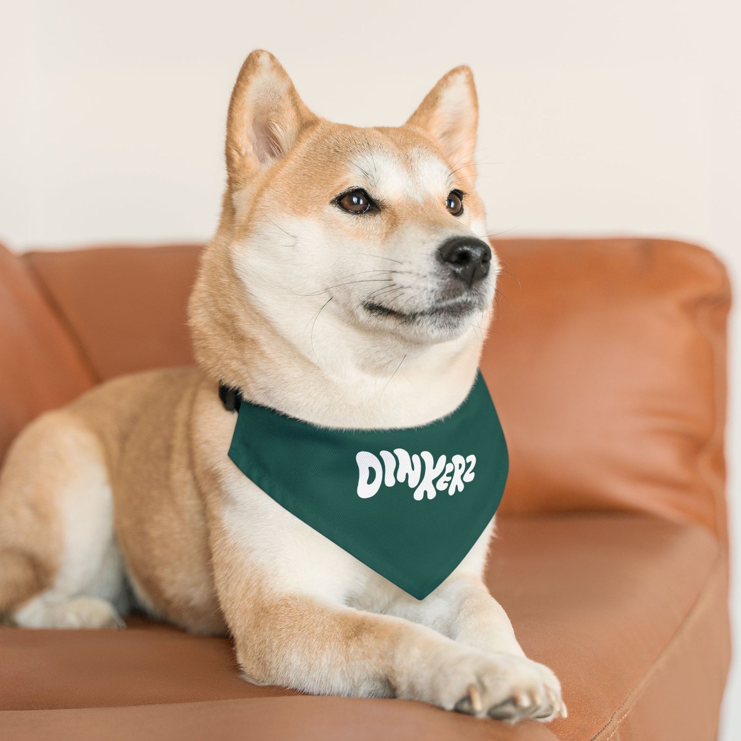 Green Bandana Collar - Dinkerz Dogs