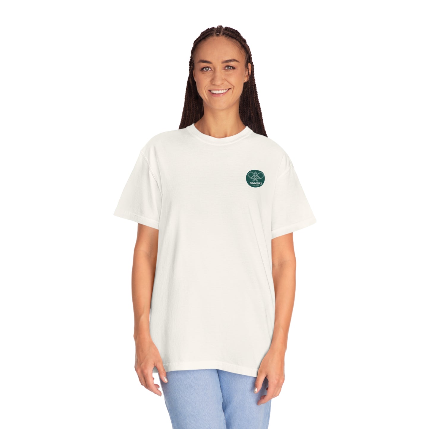 Dinkerz Pickleball Comfort Colors T-shirt (Round Logo)